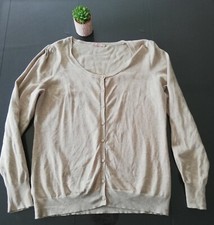 Joli Gilet Beige Crème Taille 44 46 Très Bon État