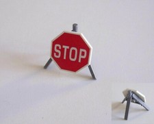 PLAYMOBIL (K11105) POLICE - STOP Panel Road Control Police on Tripod