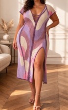 COOGI Textured Knit Midi