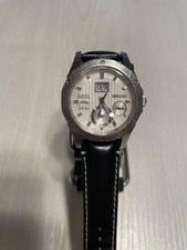 SEIKO SAGV003 Kinetic Perpetual Titanium Case Men's Watch Silver Dial