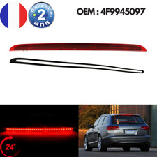 Feu Stop LED Arrière Pour Audi A6 S6 RS6 C6 Avant 2005-2011, Rouge Haut Niveau