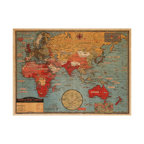 Autocollant mural vintage - autocollant,