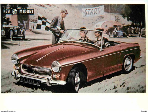 Carte postale automobiles - carte,