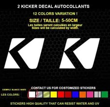 2 KICKER  autocollant
