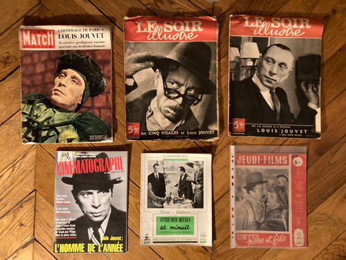 Louis jouvet lot 6 - jouvet, revues