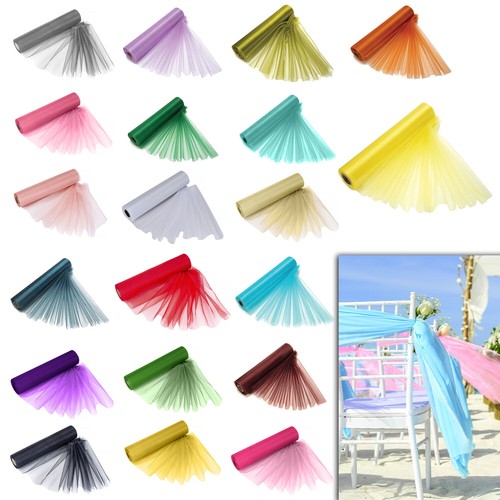 Rouleau tissu organza - tissu, 25mx29cm