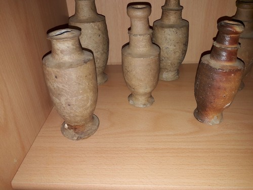 Ancien pot encre - pot, terre