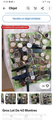 Lot montres anciennes - montres,