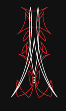 Custom pinstriping decal hot