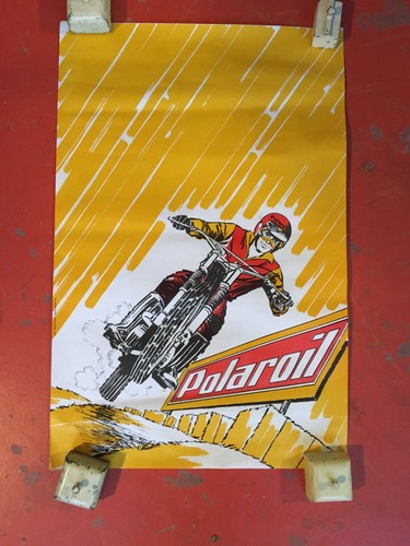 Affiche ancienne litho moto - ,