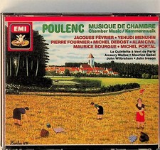 Poulenc: Musique De Chambre, Chamber CD -W.GERMANY SONOPRESS (Fournier) 