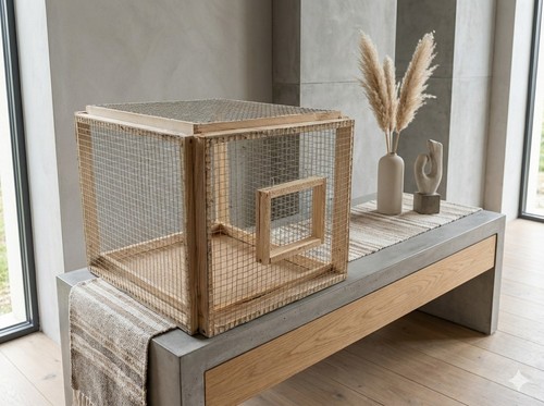 Cage oiseaux vivabois kit - oiseaux, en
