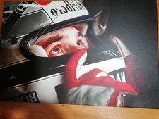 MAGNIFIQUE CADRE AYRTON SENNA 51 X 76.5 CMS