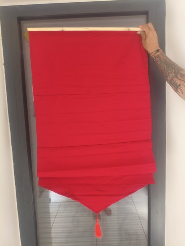 Store bateau rouge 60x170 - 8, cm
