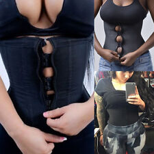 Corset Body Shaper Latex Rubber Waist Trainer Underbust Zipper Slimming Cincher