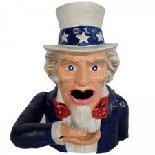 Tirelire en fonte a système