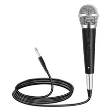 Microphone Dynamique avec Fil Micro Chant Cardioïde Micro de Karaoké Filaire ...