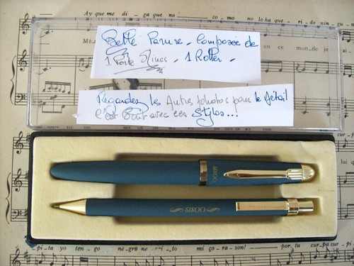 Coffret stylo roller céramic - stylo,