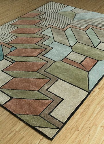 Tapis touffeté main - à,