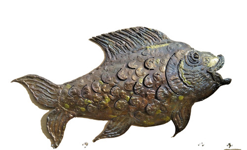 Sculpture grand poisson - grand, par
