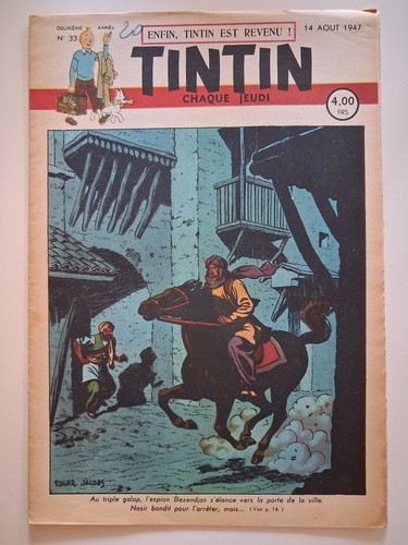 Journal tintin hergé - journal, du