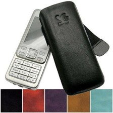 Nokia 8800 Sac En Cuir Véritable Housse Étui Coque