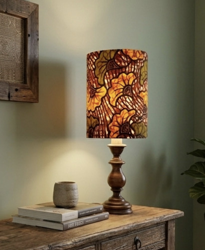 Lampe poser bois artisanat - à,
