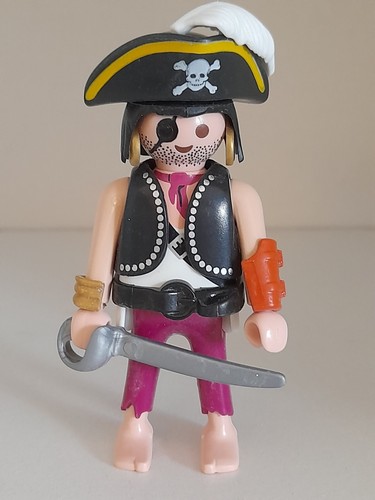 Playmobil capitaine pirate - capitaine,