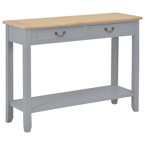 Bois table console gris - table,