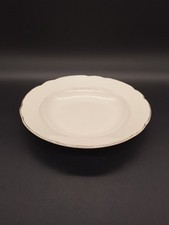 Antique Villeroy & Boch Mettlach France Saar Hollow Round Dish, Ivory Cream 