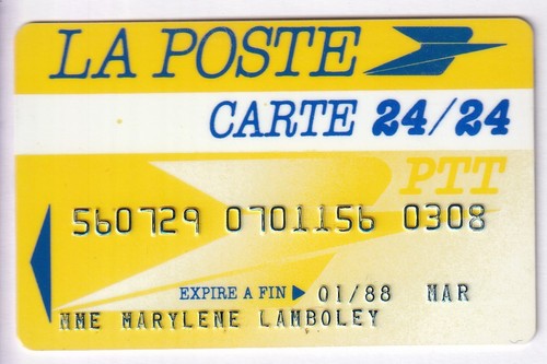 Carte card banque - /,