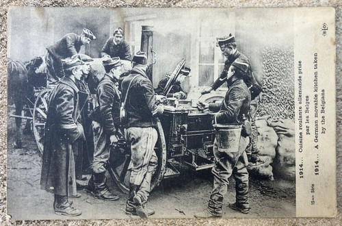 Cpa ww1 cuisine roulante de - cpa,