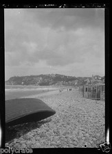 Paysage plage galets mer