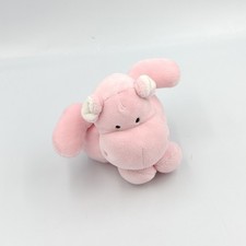 Petit doudou hippopotame rose