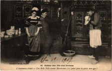 CPA Autour des Lits Clos