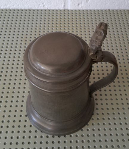 Gc03 ancienne chope étain - gc03,