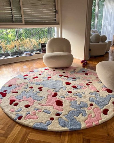 Tapis créateur rond - créateur,