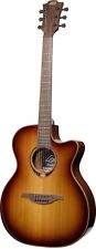 GUITARE FOLK AUDITORIUM CUTAWAY BEVEL BROWN SHADOW LAG TRAMONTANE T118ABCE-BRS