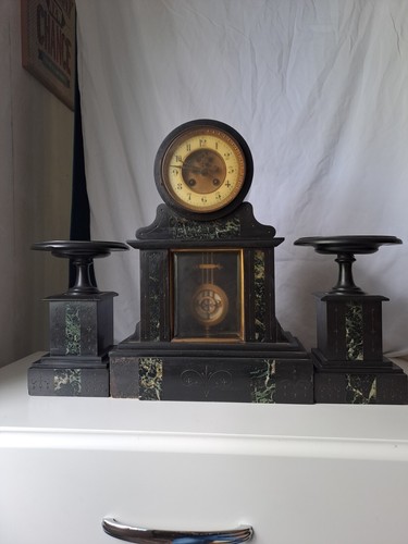 Grande pendule garniture - grande, de