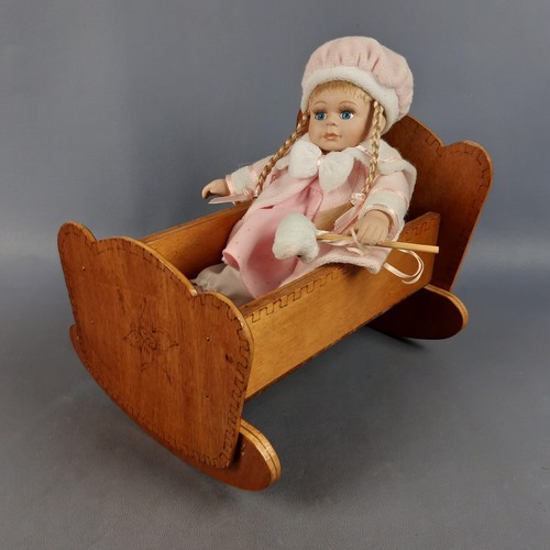 Poupée porcelaine avec - poupée,
