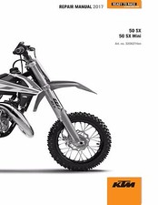 KTM Service Workshop Shop Repair Manual Book 2017 50 SX.
