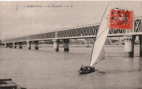 Carte postale bordeaux - carte,