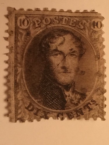 Belgian postage stamp 1849 - belgian,