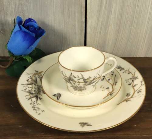 Assiette tasse thé ancien - assiette,