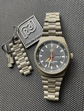 PORSCHE DESIGN Watch 7050 S Military Olive Green Quartz Women Great Cond •Rare•