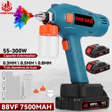 Pistolet à Peinture Pulvérisateur Électrique pour Maison, Meubles, Murs&Clôtures