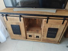 meuble tv bois massif