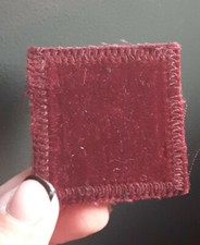 P45 Velvet Red Purple Chest Stripe Scratch Patch No Military Grade 