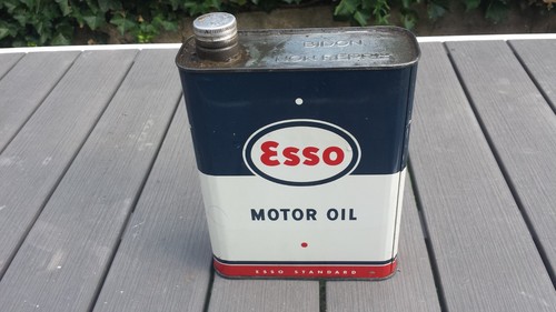 Ancien bidon huile litres - ancien,