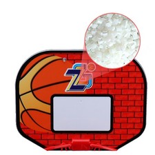  1 Set Type D'aspiration Murale Panneau De Basket-ball En Plastique Cerceau De